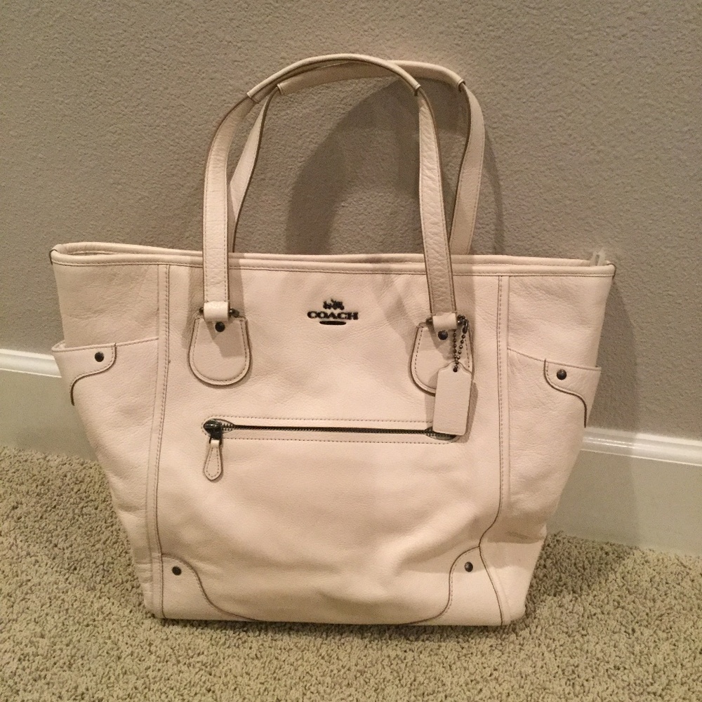 Coach Leather Micke Tote, preowned
